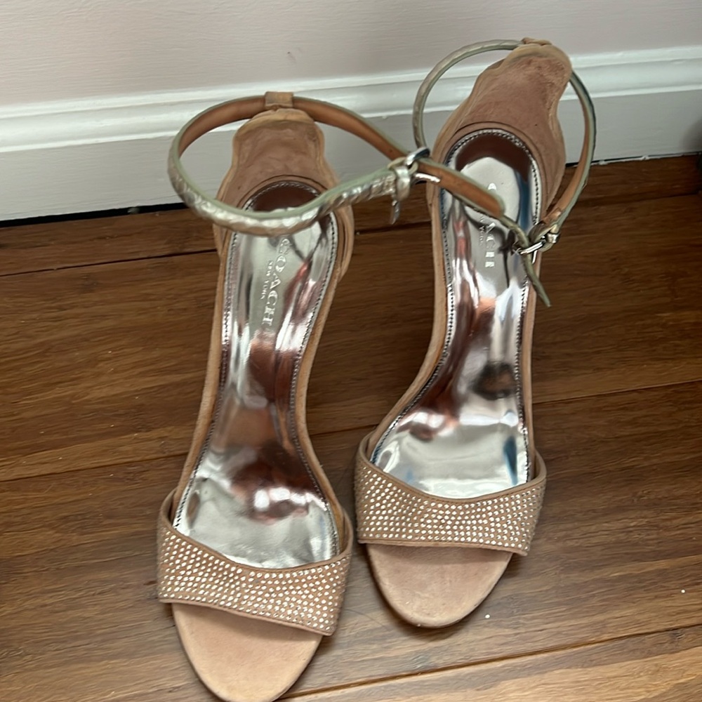 Coach high heel sandals
